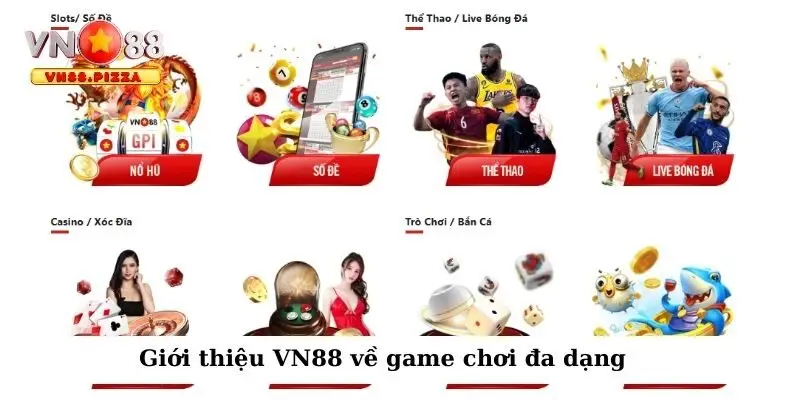 Giới thiệu VN88 về game chơi đa dạng